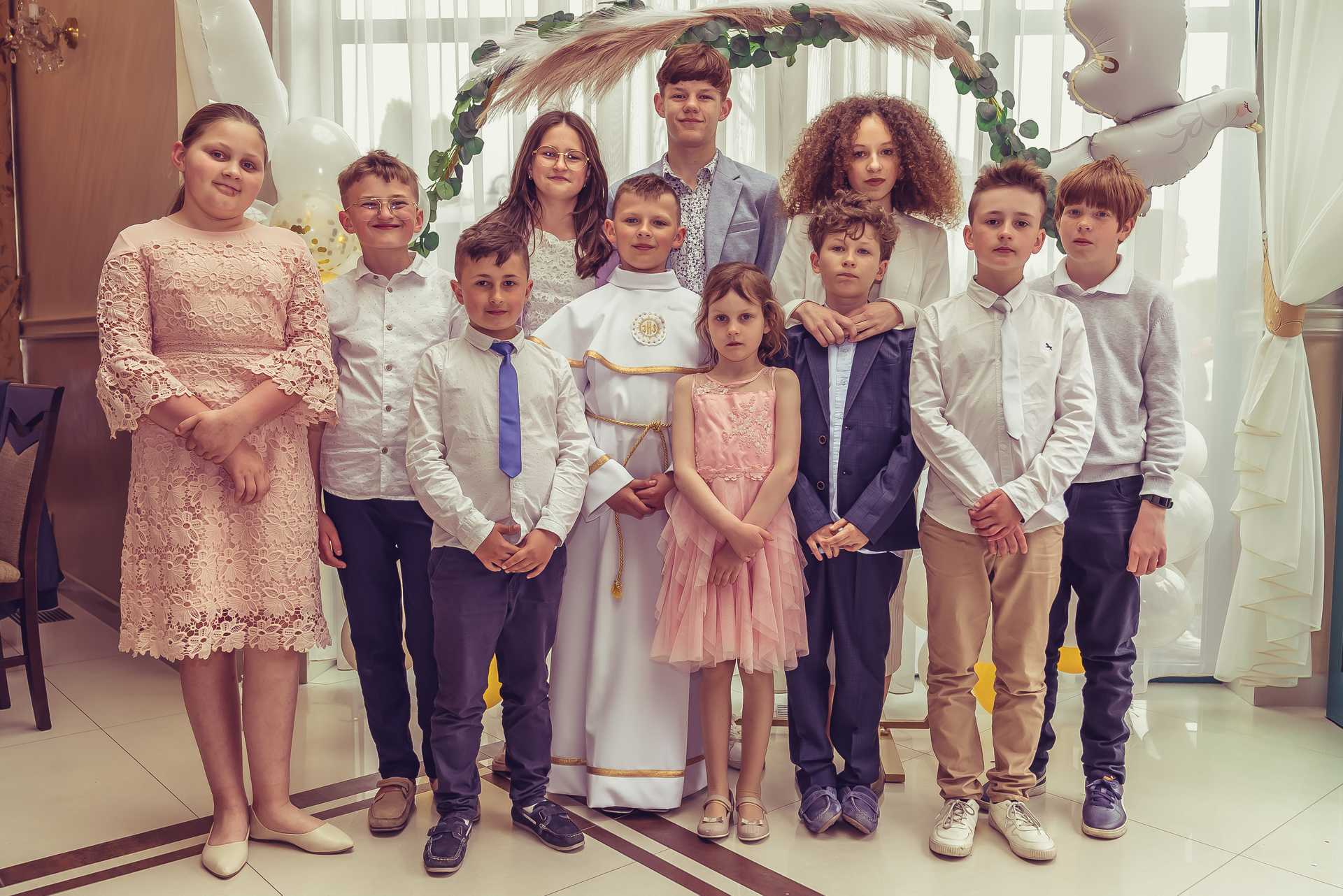 przyjęcie komunijne mateusza w lokalu victoria top